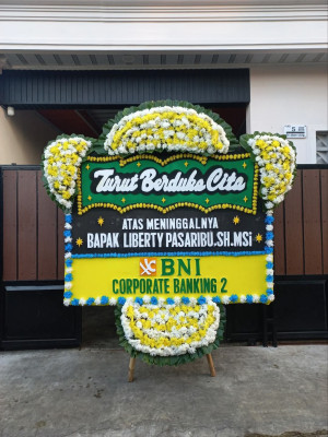 Papan Bunga Duka di Kebon Baru