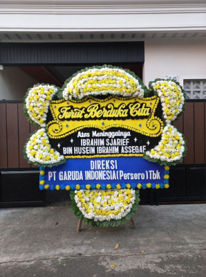 Papan Bunga Duka di Kebon Baru