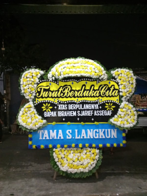 Papan Bunga Duka di Kebon Baru