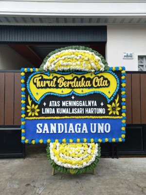 Papan Bunga Duka di Kebon Baru